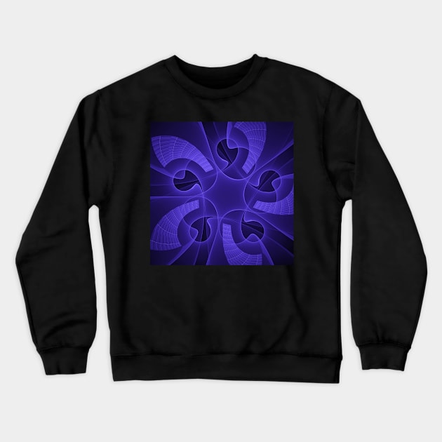 Fractal flower Crewneck Sweatshirt by joshsmith